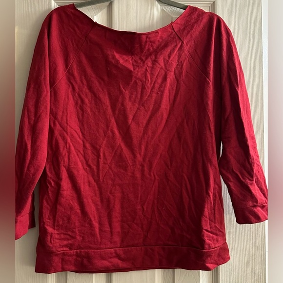 Red 'Dog Mom AF' Sweatshirt - Picture 4 of 4